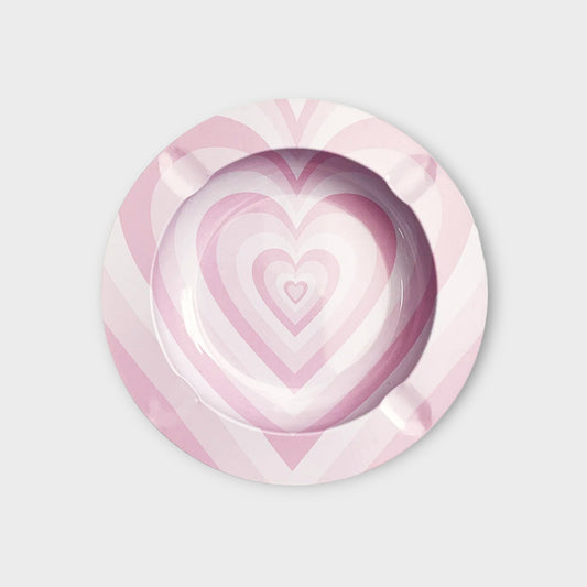 Pink Heart Ashtray