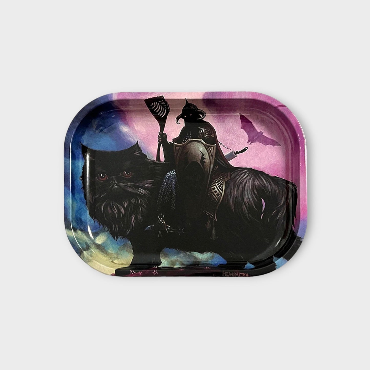 Black Cat Knight Rolling Tray