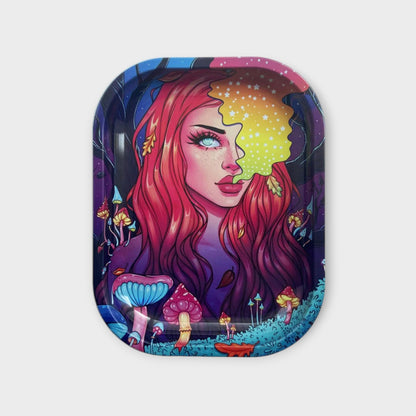 Mushroom Girl Rolling Tray