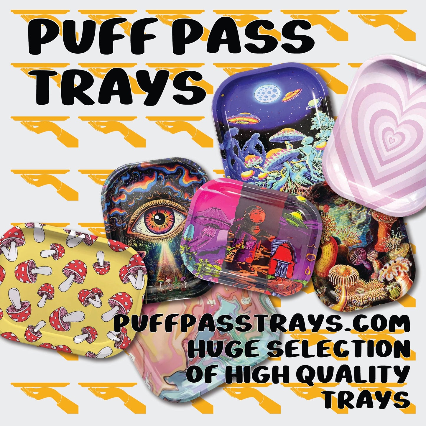 Pastel Abstract Rolling Tray