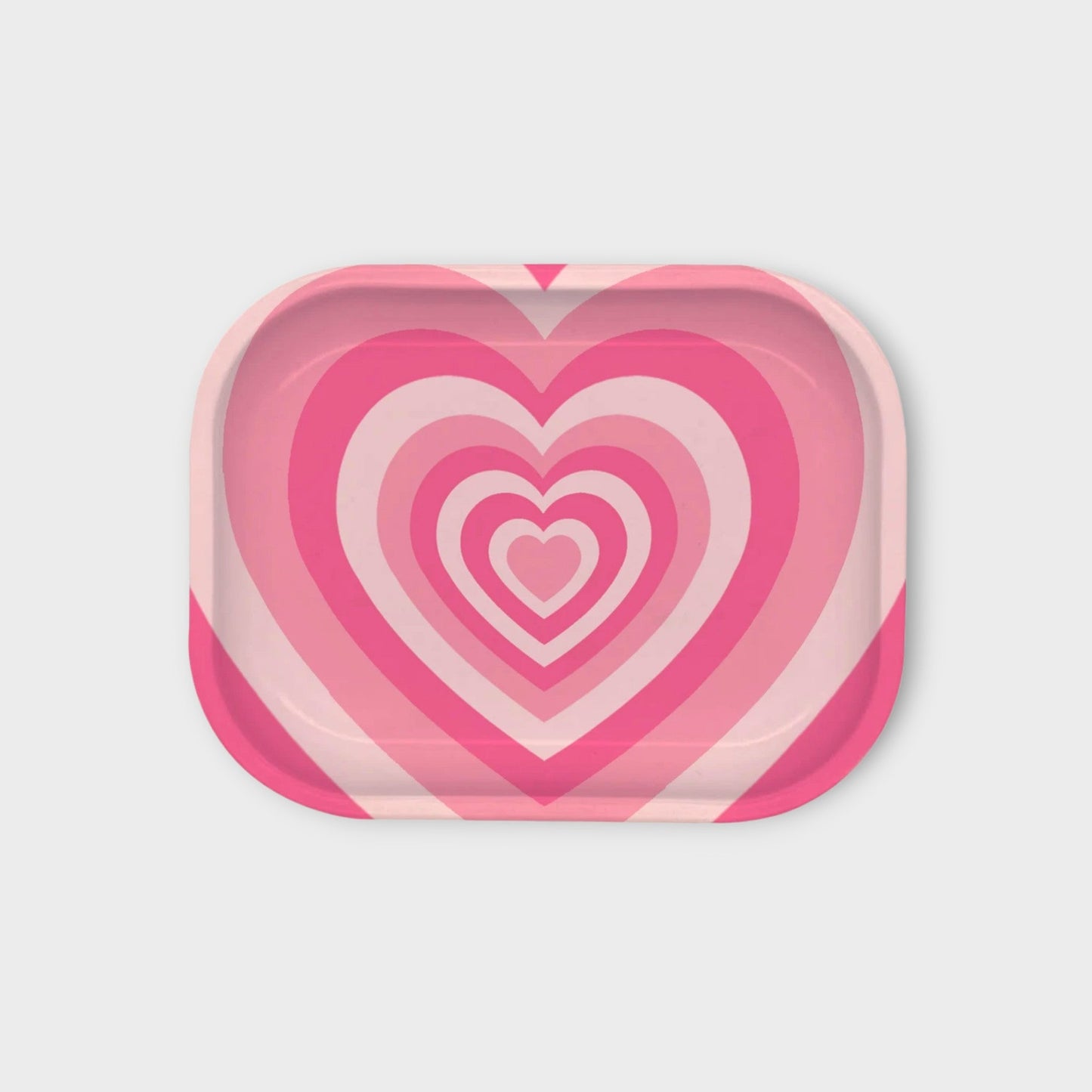 Pink Heart Rolling Tray