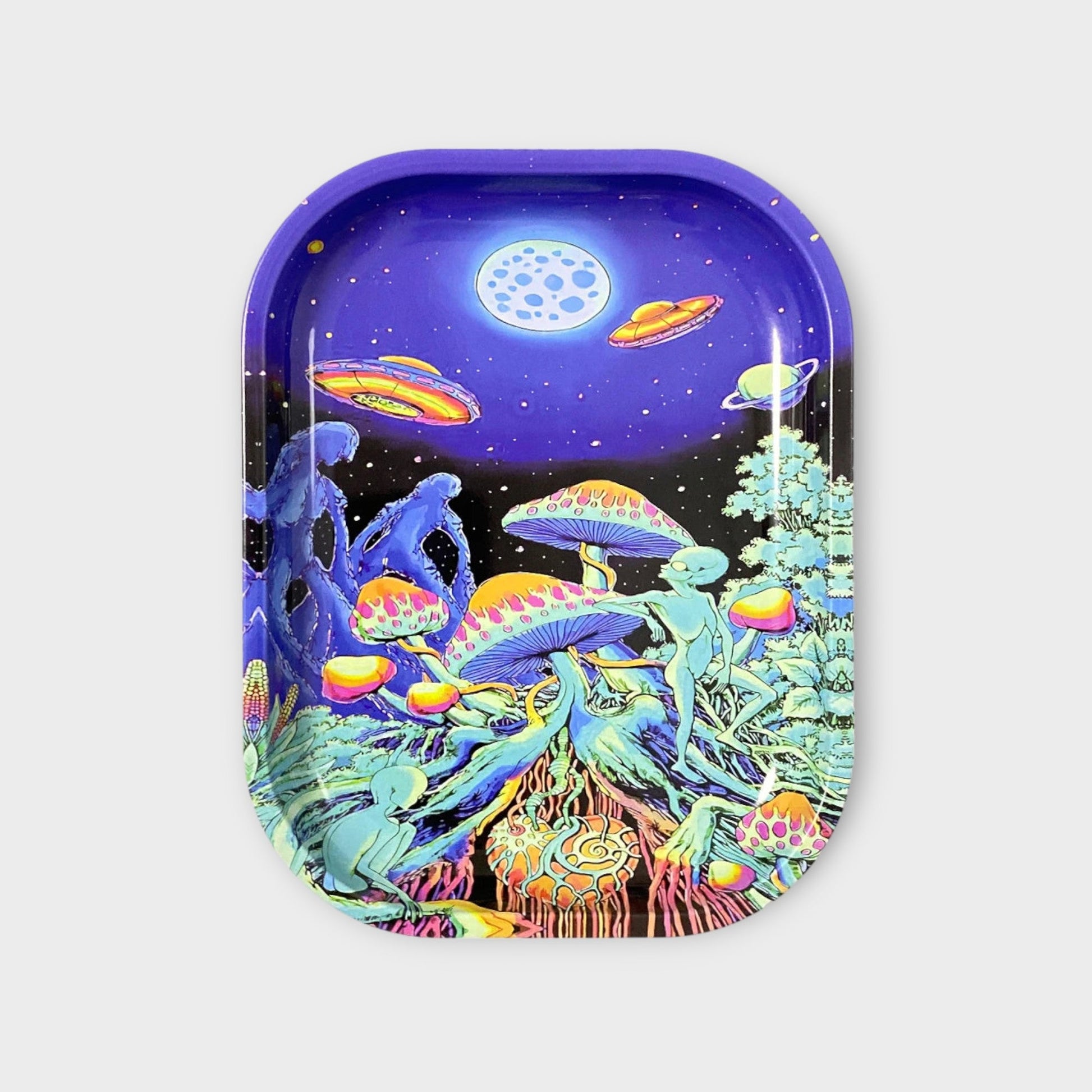 Space Mushroom Rolling Tray