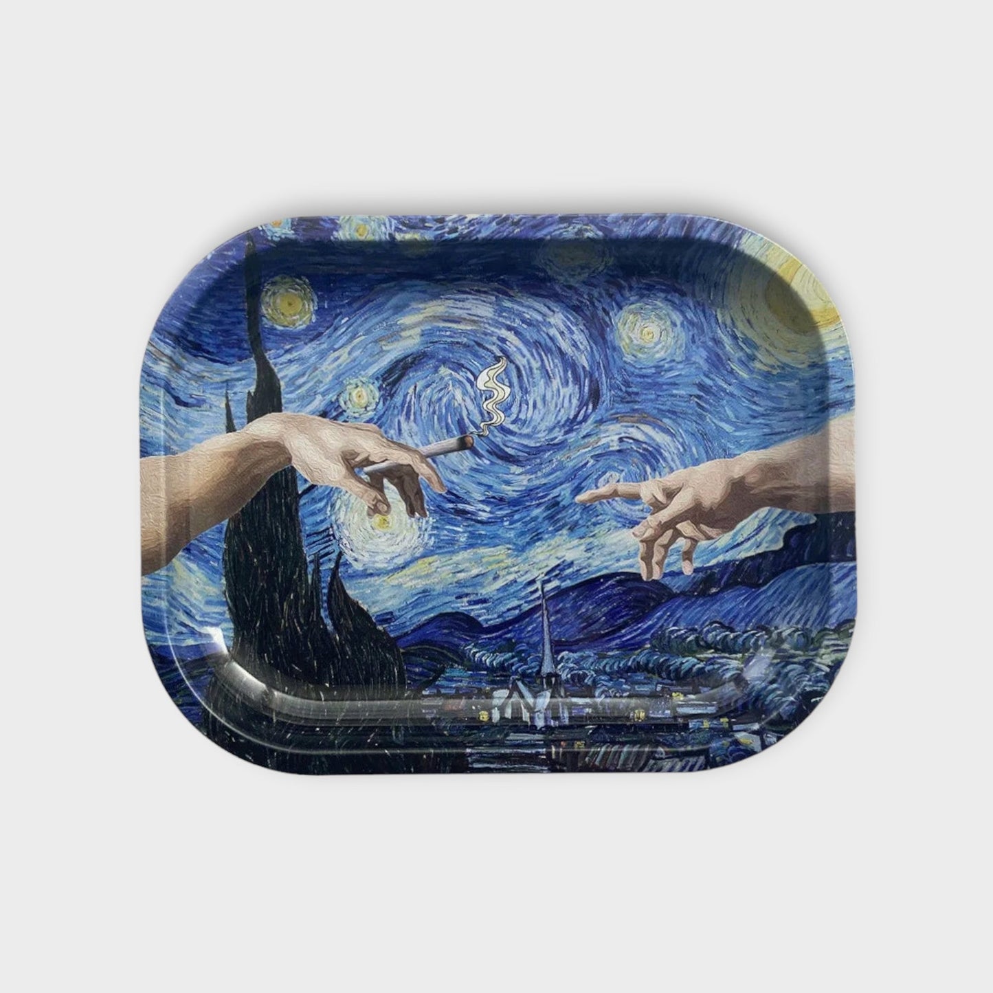 The Starry Night Rolling Tray