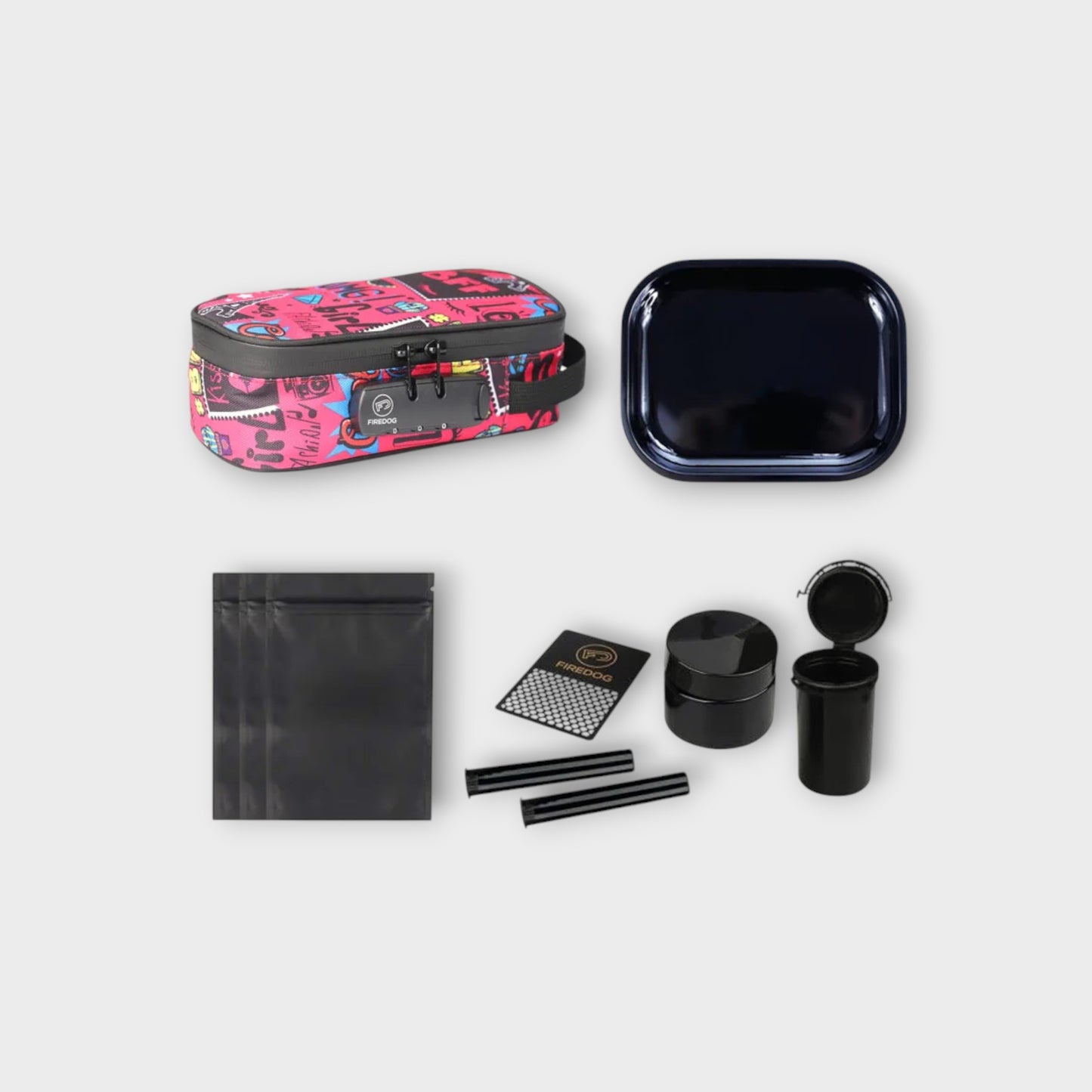 All-In-One Lockable Smell Proof Stash Kit